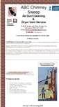 Mobile Screenshot of abcchimneysweeps.com
